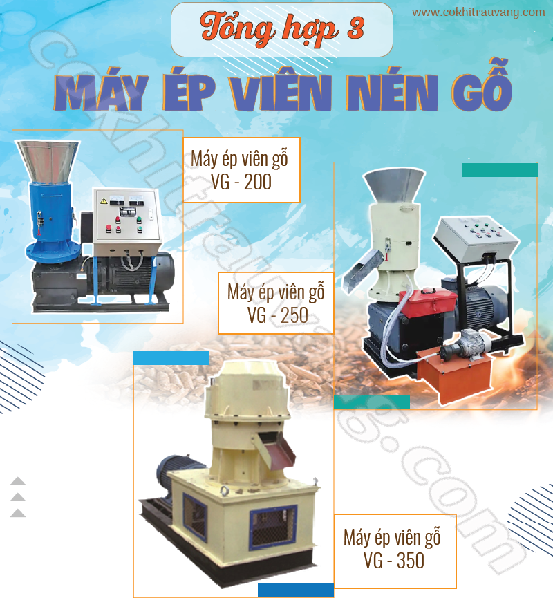 Máy ép viên nén mùn cưa mini