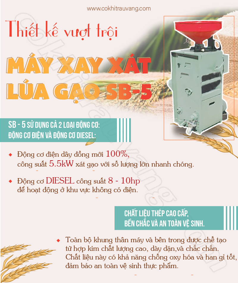 máy xát gạo liên hoàn